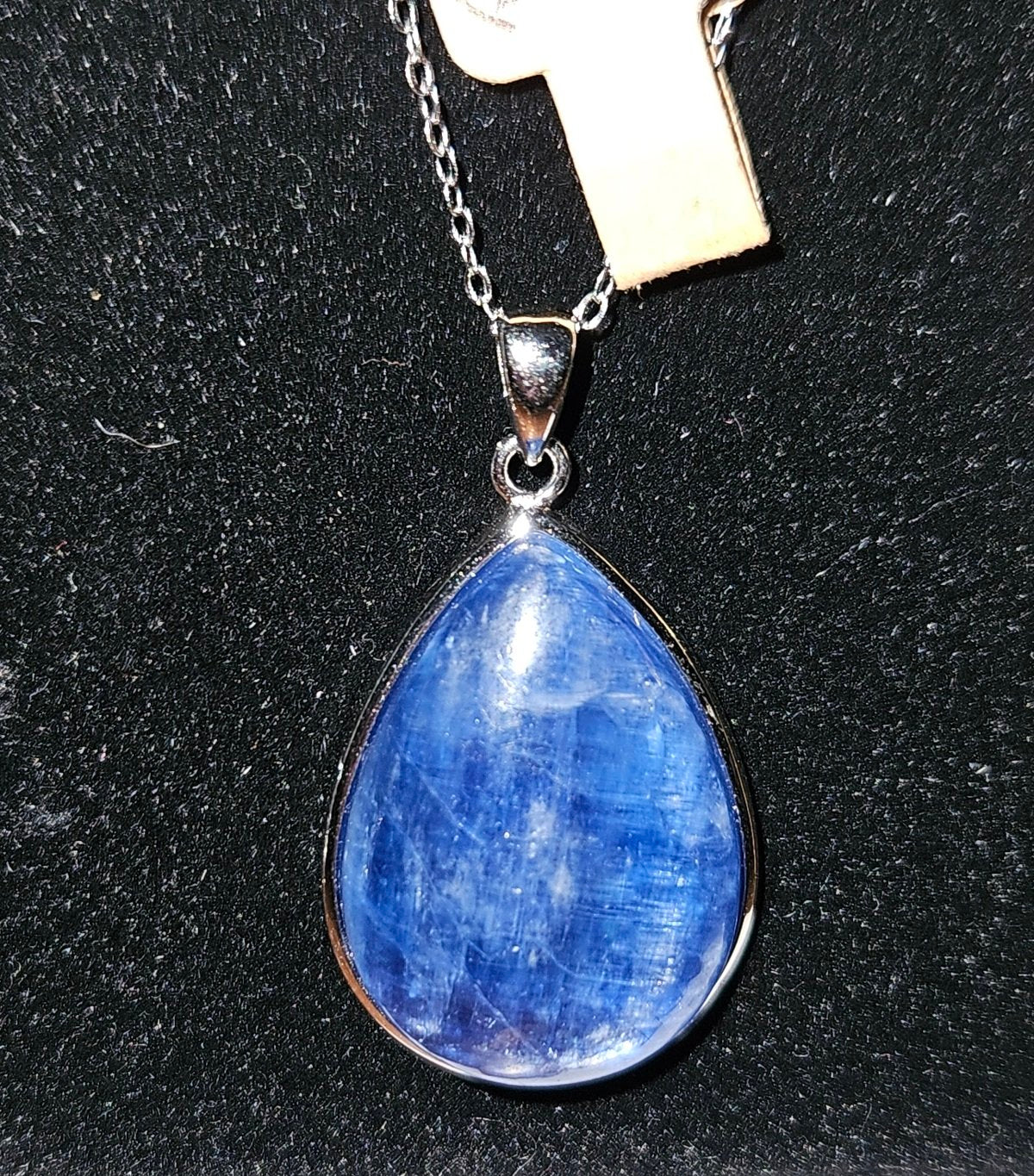 Blue Kyanite Sterling Silver Necklace