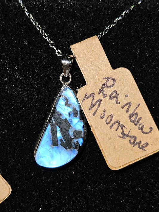 Rainbow Moonstone Necklace