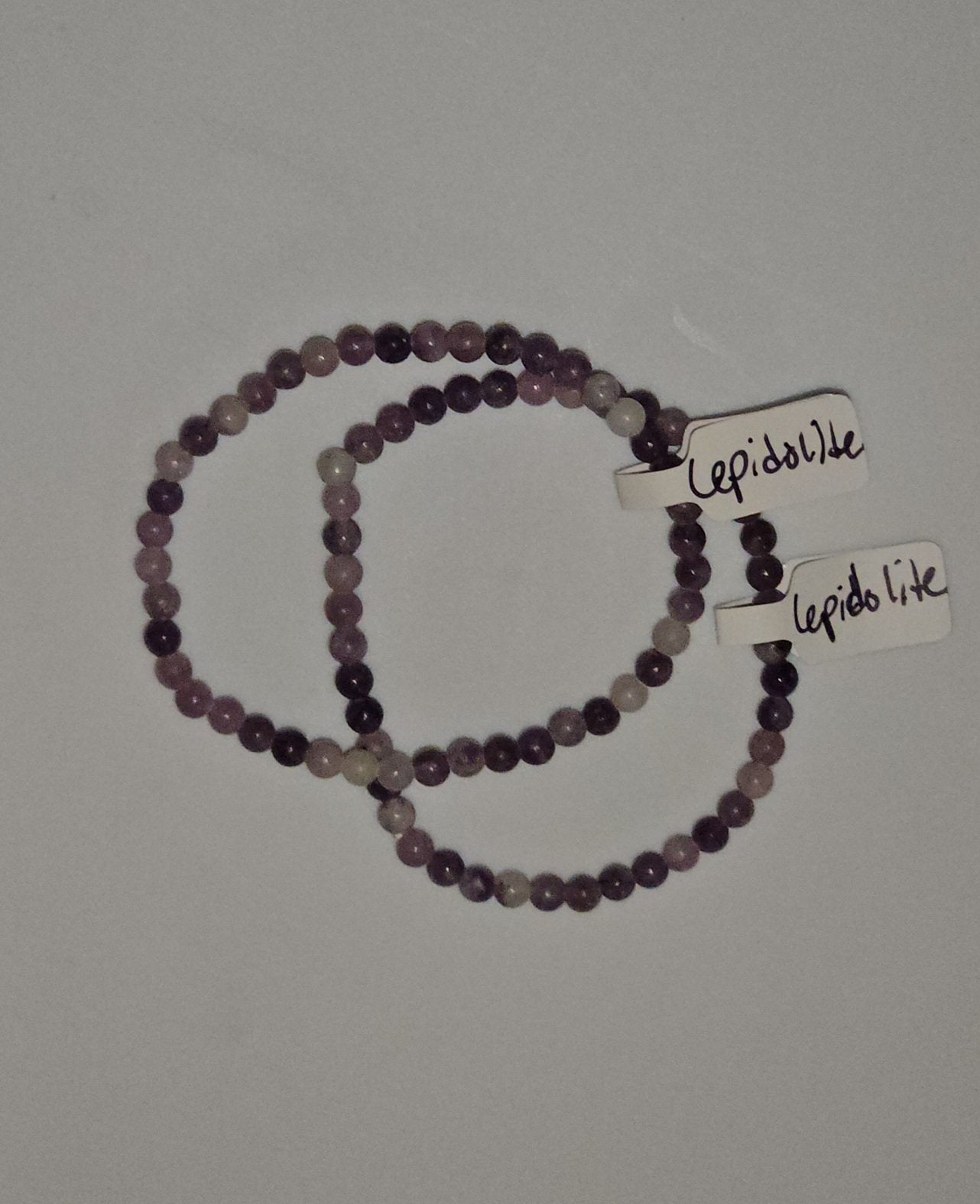 Bracelets - Lepidiolite 4mm