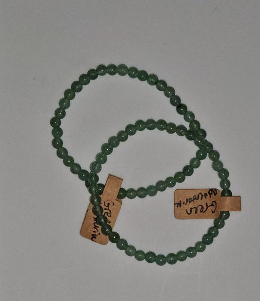 Bracelets - Green Adventurine 4mm