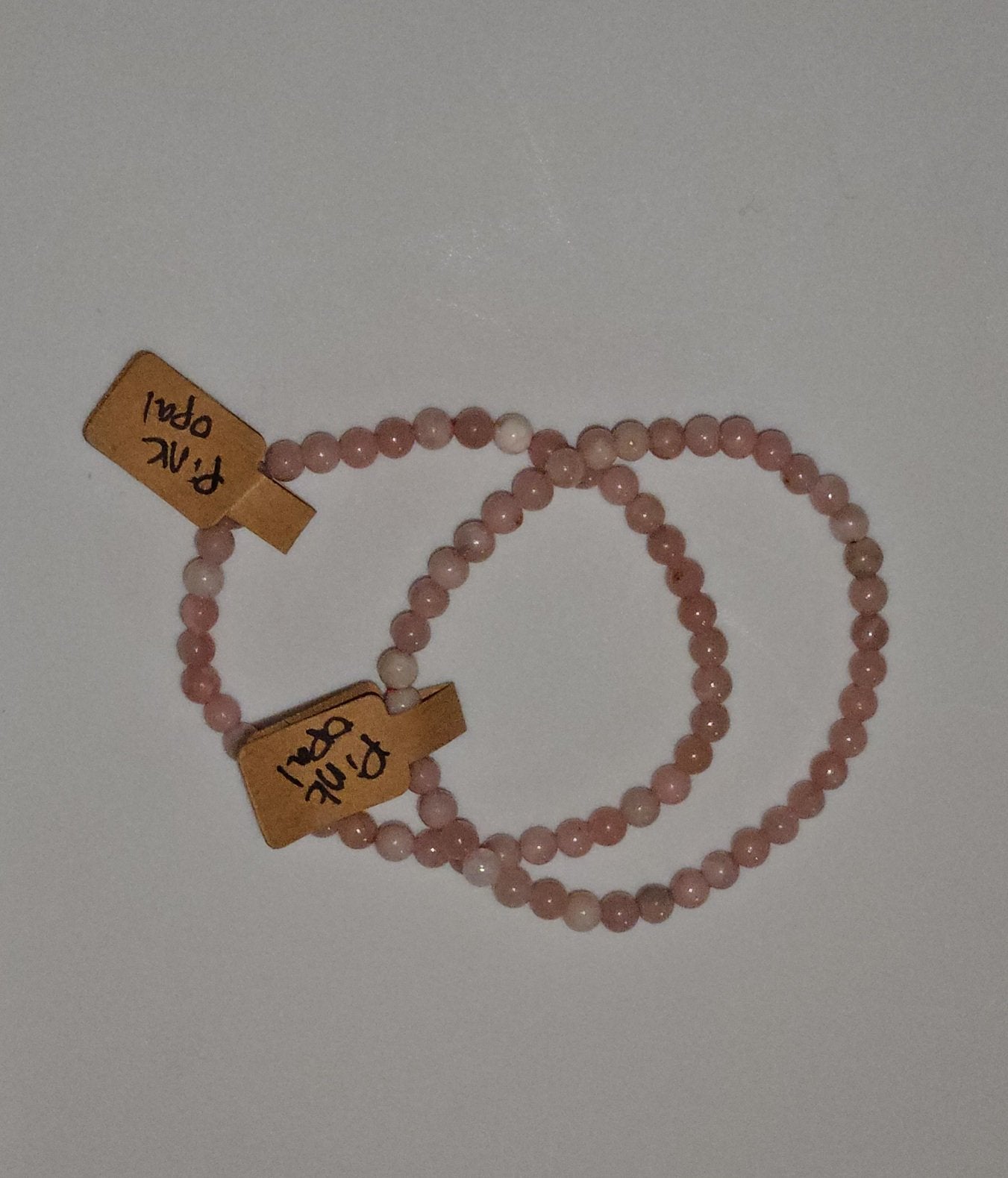 Bracelets - Pink Opal 4mm