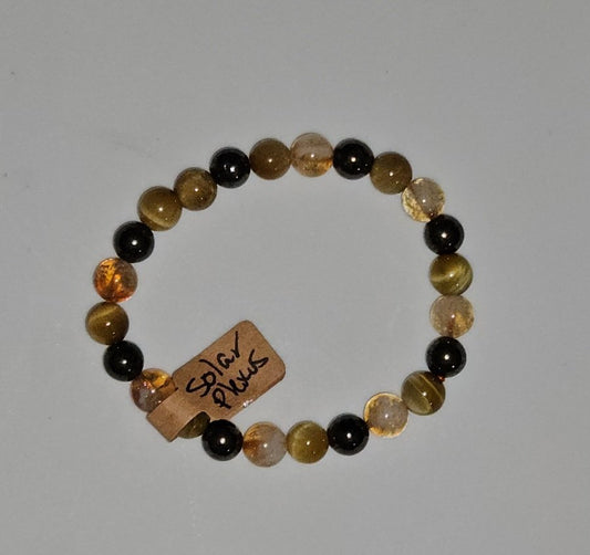 Bracelets - Solar Plexus mix 8mm