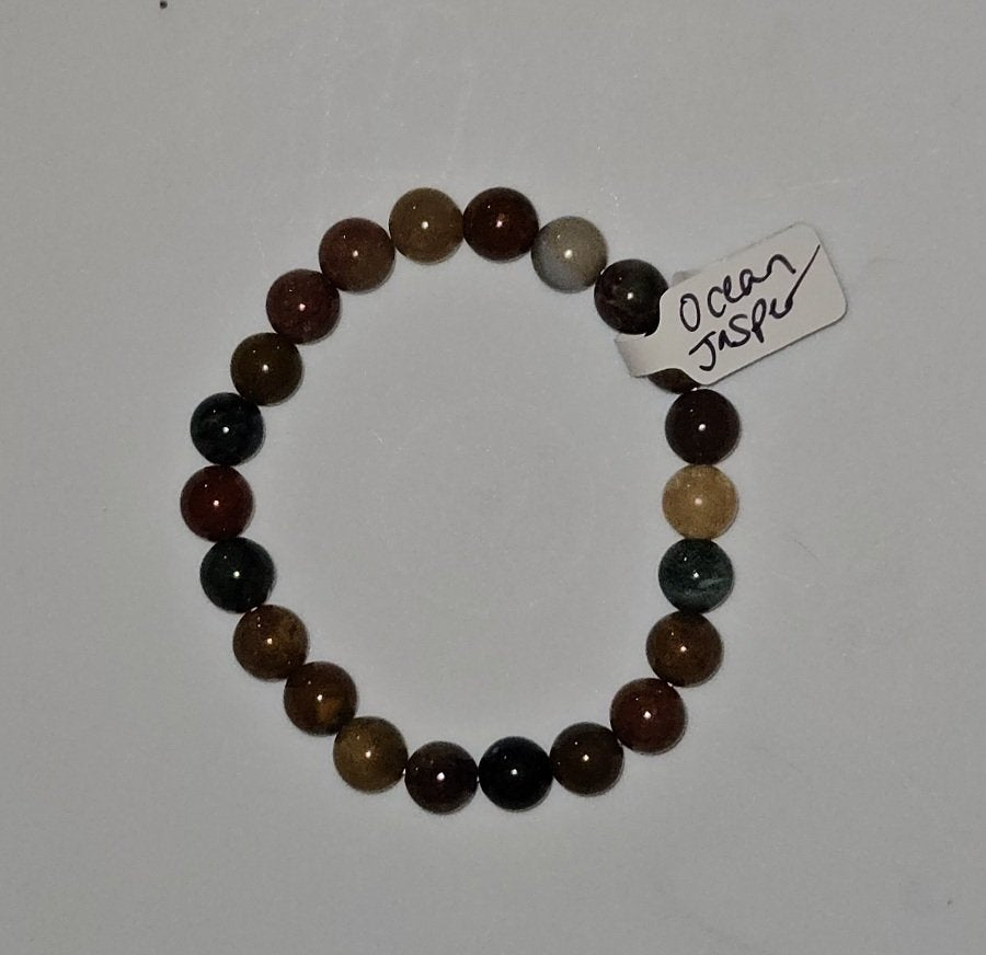 Bracelets - Ocean Jasper 8mm