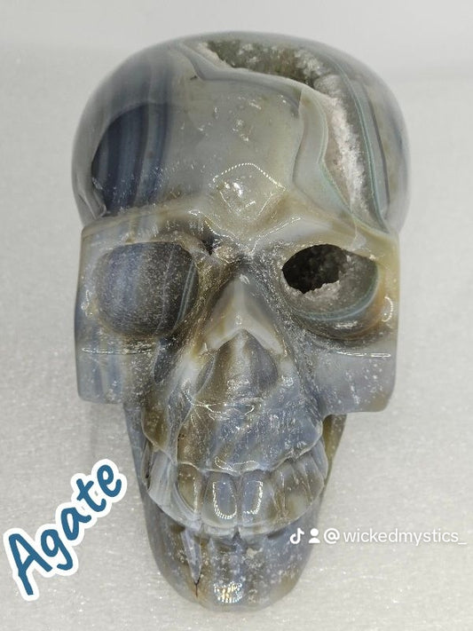 Agate Skull