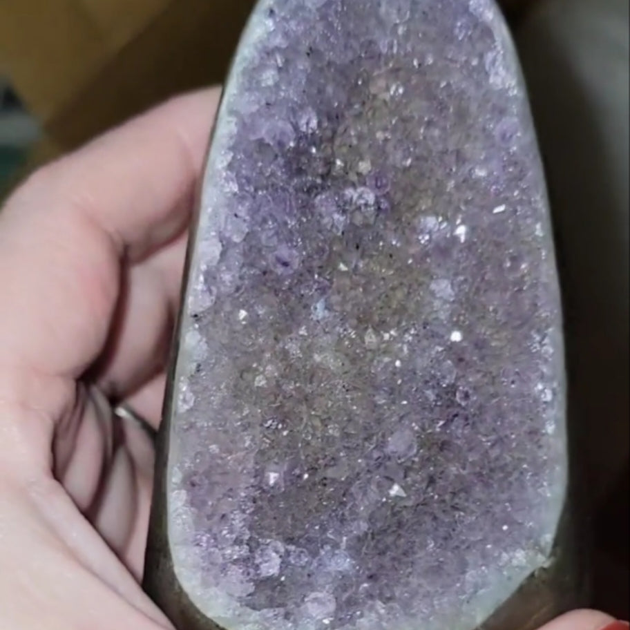 Cut Base Amethyst -Small