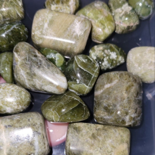 Vesuvianite Tumbles