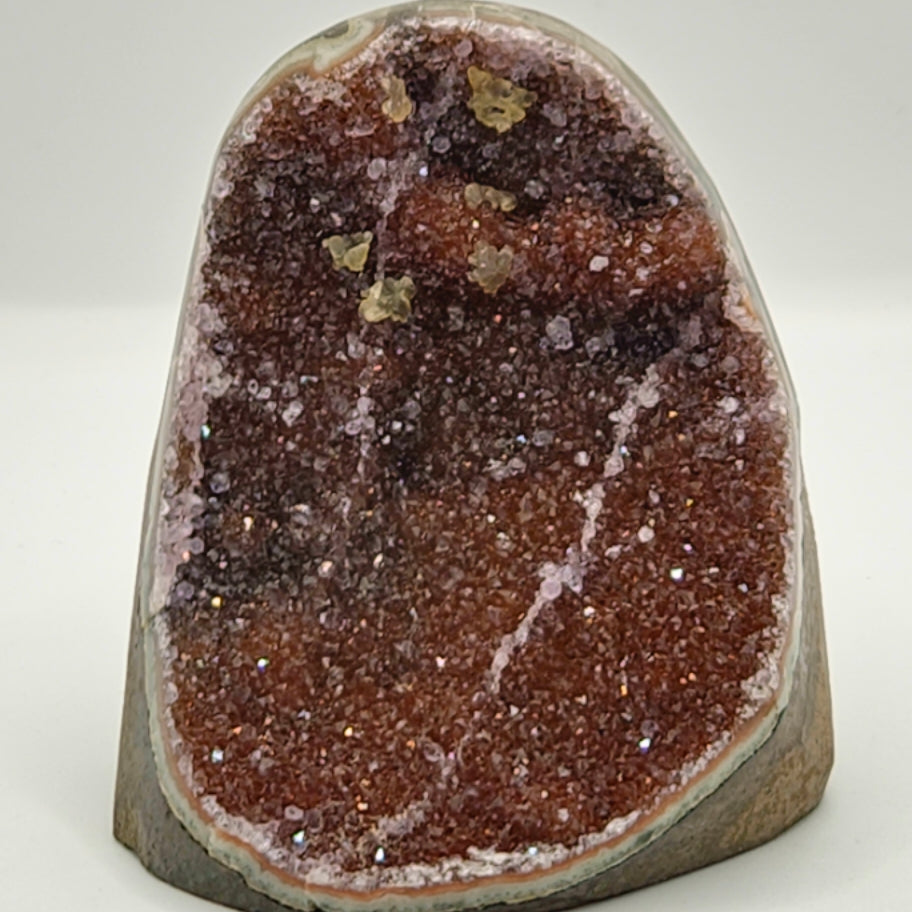 Cut Base Red Amethyst