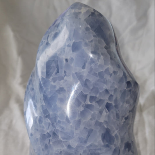 Blue Calcite Flame - 9.25"