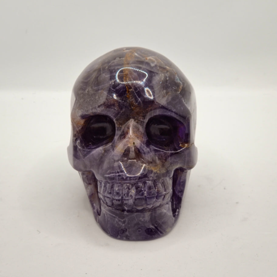 Chevron Amethyst Skull