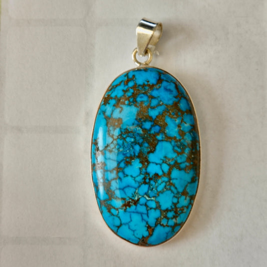 Sterling Silver Turquoise Necklace